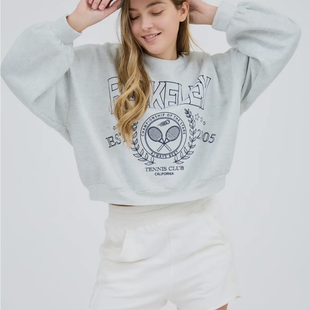 BESTSELLER Tennis Club Embroidered Long Sleeve Knit